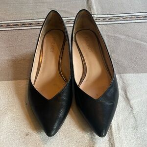 Nine West black leather shoes, 6,5